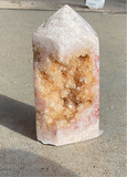 Natural Pink Amethyst point