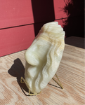 Natural Banded Calcite lion