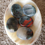 Natural polished worry stone