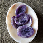 Natural polished worry stone