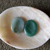 Natural polished worry stone