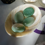 Natural polished worry stone