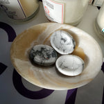 Natural polished worry stone