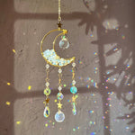 Opalite Moon Suncatcher