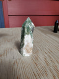 Natural polished Moss Agate point