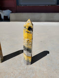 Natural polished Bumblebee Jasper point