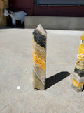 Natural polished Bumblebee Jasper point