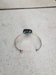 Natural polished Labradorite bracelet