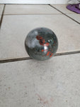 Natural polished Bloodstone sphere