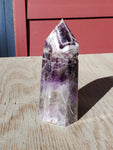 Natural polished Dream Amethyst point