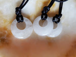 Natural polished crystal necklace