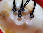 Natural polished crystal necklace