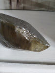 Natural raw Elmwood Calcite with Pyrite