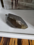 Natural raw Elmwood Calcite with Pyrite