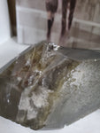 Natural raw Elmwood Calcite with Pyrite