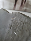 Natural raw Elmwood Calcite with Pyrite