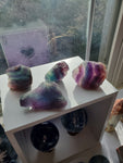 Natural raw Rainbow Fluorite piece