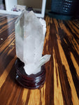 Natural raw Clear Quartz cluster