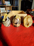 Natural polished and raw Septarian free form