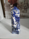 Natural polished Sodalite point