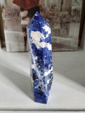 Natural polished Sodalite point
