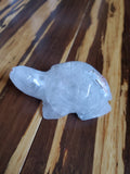 Natural polished carved Agate turtle