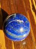 Natural polished Lapis Lazuli sphere