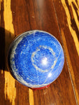 Natural polished Lapis Lazuli sphere