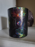 Hamsa Crystal candle