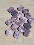 Natural polished mini palm stone