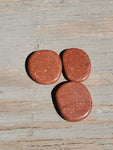 Natural polished mini palm stone