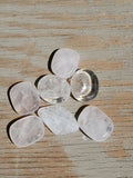 Natural polished mini palm stone