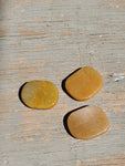 Natural polished mini palm stone