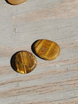 Natural polished mini palm stone