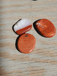 Natural polished mini palm stone