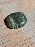Natural polished mini palm stone