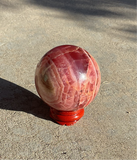 Natural Rhodocrosite sphere
