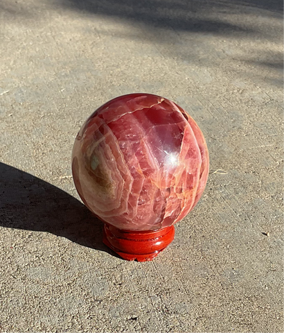 Natural Rhodocrosite sphere