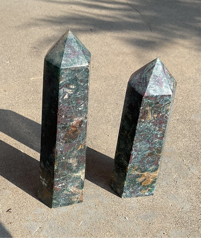 Natural Ruby and Kyanite point