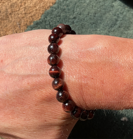 Red Tiger’s Eye Crystal Energy Bracelet