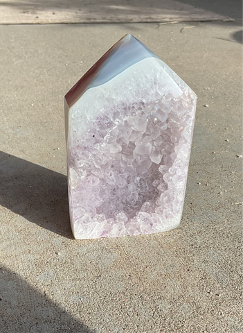 Natural Amethyst Agate point