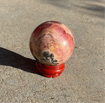 Natural Rhodocrosite sphere