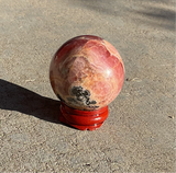 Natural Rhodocrosite sphere