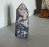 Natural Purple Sagenitic Fluorite point