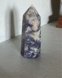 Natural Purple Sagenitic Fluorite point
