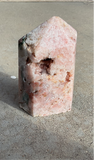 Natural Pink Amethyst point