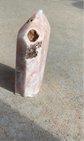 Natural Pink Amethyst point