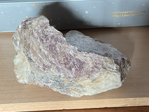 Natural raw Lepidolite specimen