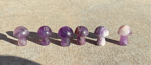 Natural Amethyst mushroom