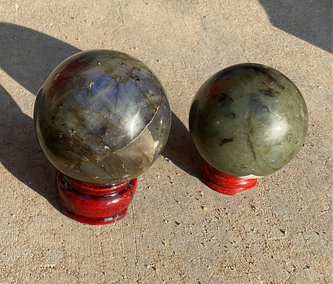 Natural Labradorite sphere